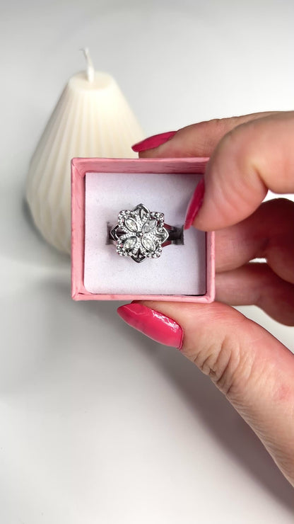 Bague Anti-Stress DORIANE – Argenté