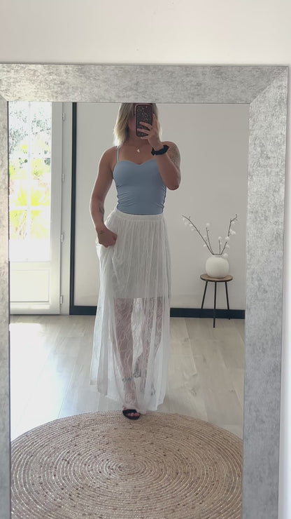 Jupe Dentelle SIANA – Blanc