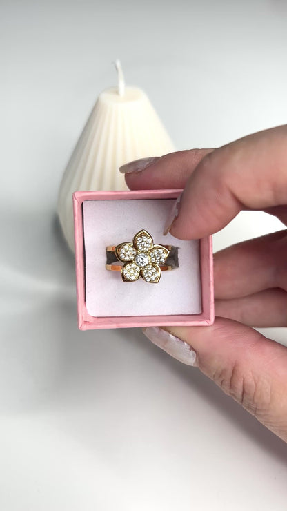 Bague Anti-Stress IRIS – Doré
