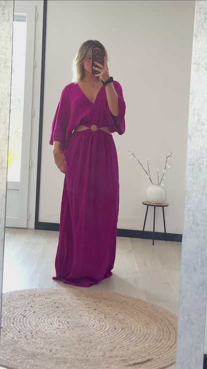 Robe Longue ÉLIA – Mauve