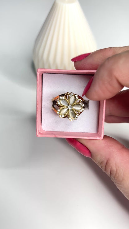 Bague Anti-Stress LÉORA – Doré