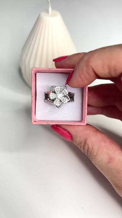 Bague Anti-Stress IRIS – Argenté