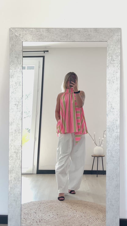 Pantalon Ballon LORENA – Blanc