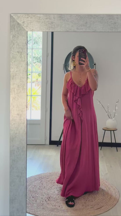 Robe Longue LORANA – Terracotta
