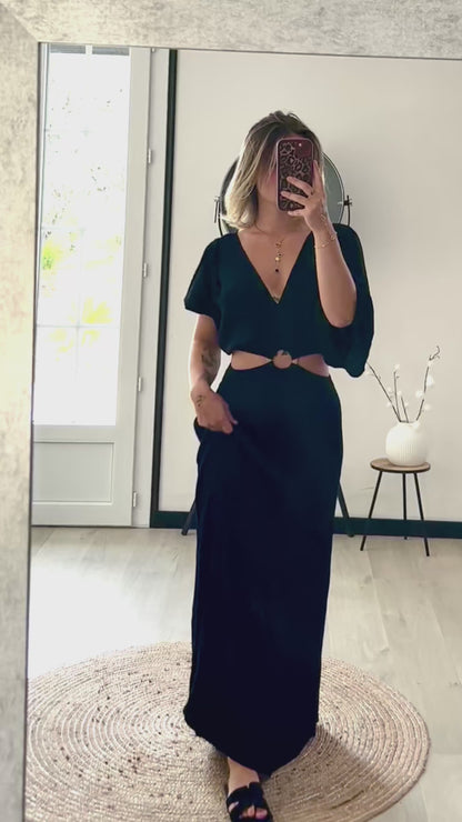 Robe Longue ÉLIA – Noire