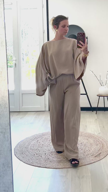 Ensemble Fluide ISALINE – Taupe