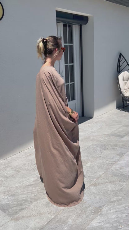 Ensemble Drapé ALIZÉE – Taupe