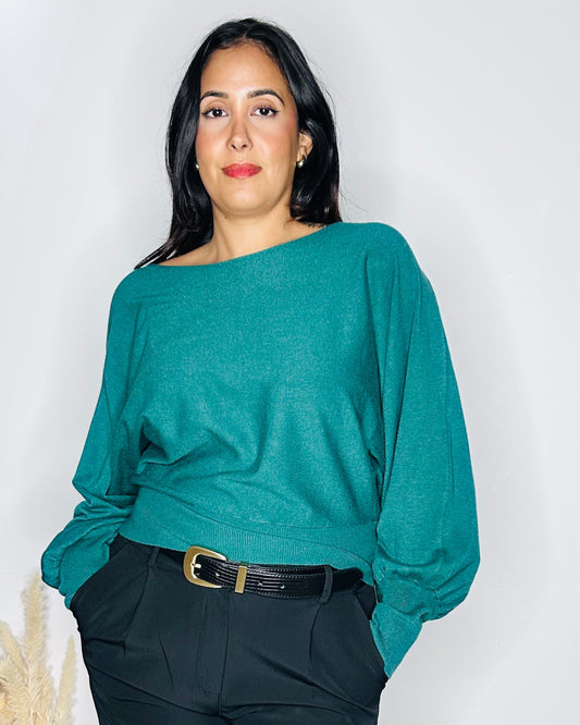 Pull manches chauve-souris