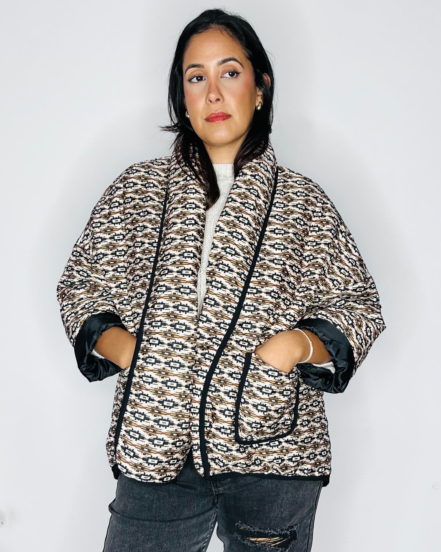 Veste matelassée graphique ÉLYA